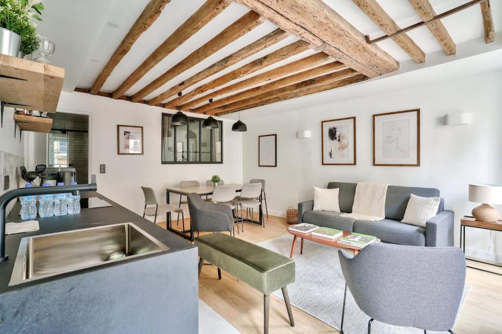 Magnifique Appartement Pour 6 - Montorgueil Paris Exterior photo