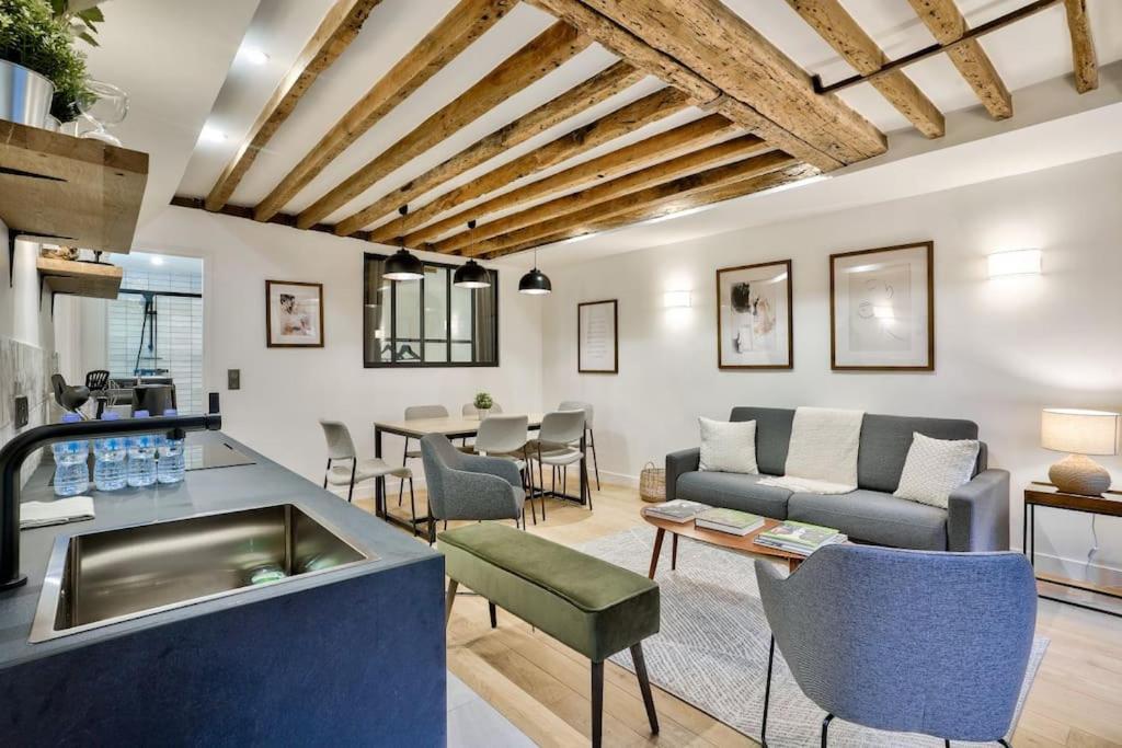 Magnifique Appartement Pour 6 - Montorgueil Paris Exterior photo